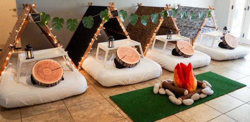 Teepee Party, Glamping sleepovers party, scottsdale party ideas (11)