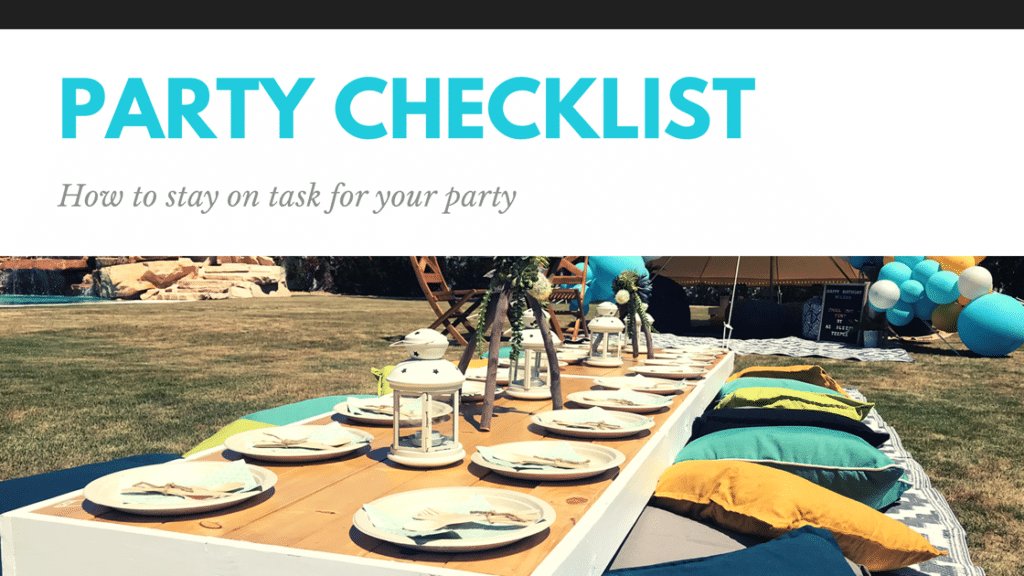 Party Checklist